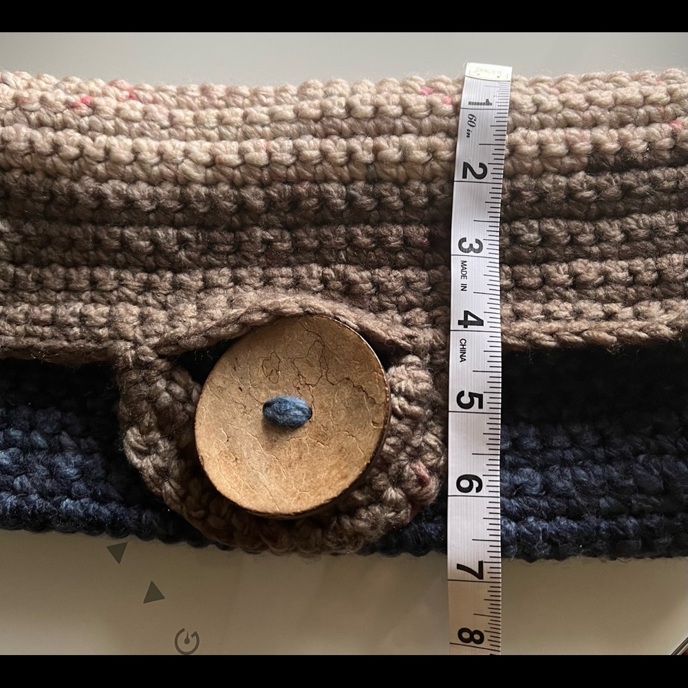 Crocheted Multi-Colored Clutch - image 5